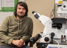 Peter Marhavý, group leader at the Umeå Plant Science Centre at the Swedish University of Agricultural Sciences