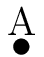 [asy] dot((0,0)); label("A",(0,0),N); [/asy]