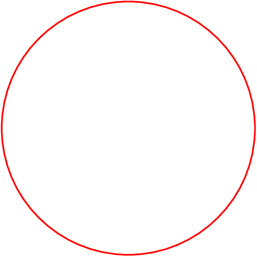 [asy] draw(circle((0,0),5),red+linewidth(1)); [/asy]