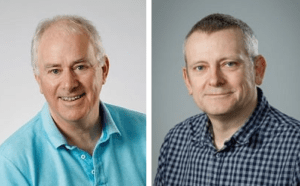 Photographs of Prof. Ian Chambers and Dr Nicholas Mullin